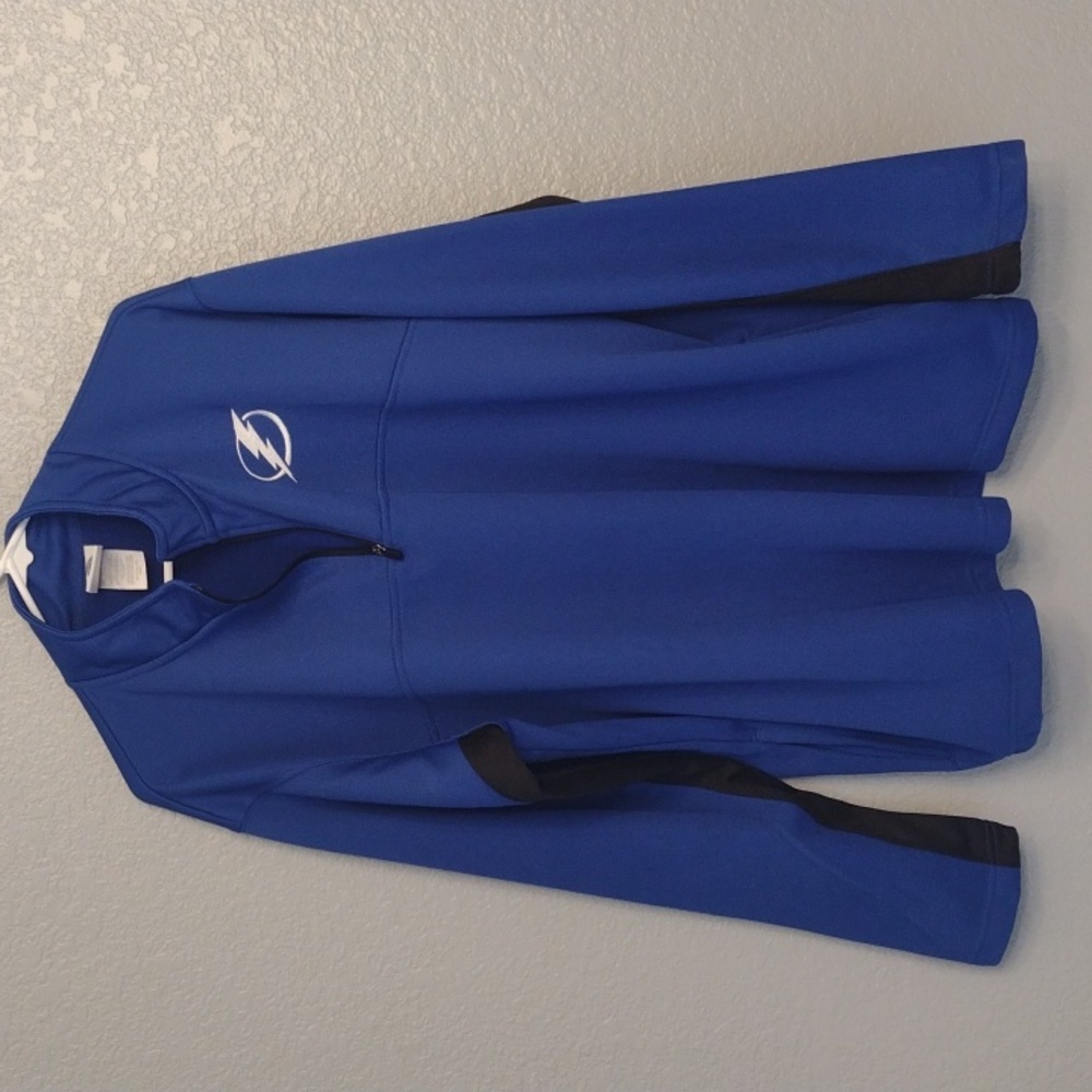 Tampa Bay Lighting 1/4 Zip Up Pullover Jacket Mens Hockey Official License NHL